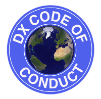 Ham Radio  DX Code of Conduct logo